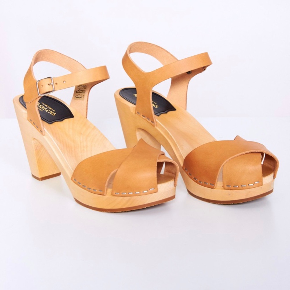 Swedish hasbeen merci sandals in nature size 37